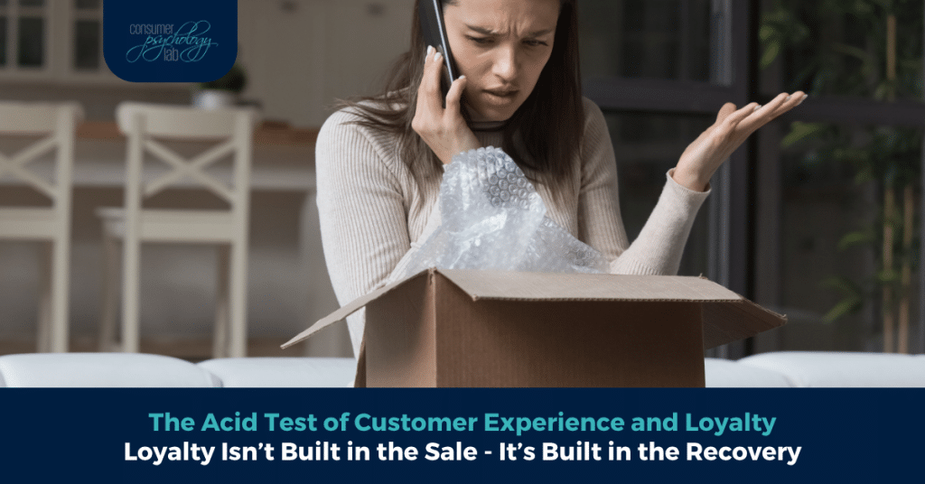 The Acid Test of Customer Experience and Loyalty: How You Pre-empt and Handle Friction